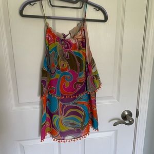 Trina Turk layered top XS